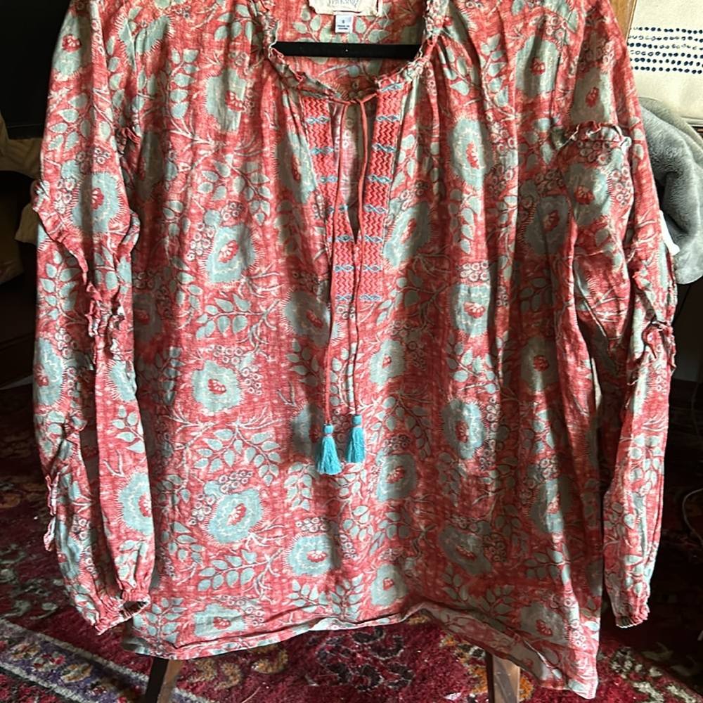 JOHNNY WAS WORKSHOP Blouse Size S but oversized!!!